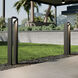 Independence 12 AC/DC 5 watt Textured Black Aimed Bollard in 3000K